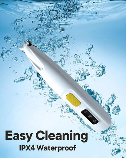 Dog Paw Trimmer LED Light, Waterproof Pet Hair Clipper, LED Display, 18mm Blade.